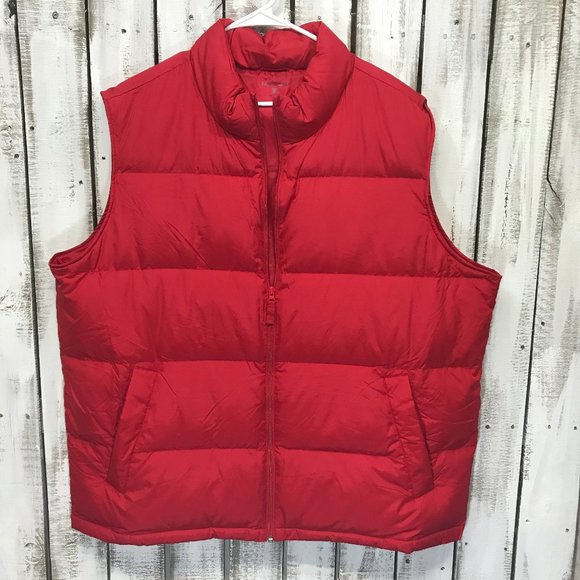 lands end goose down vest